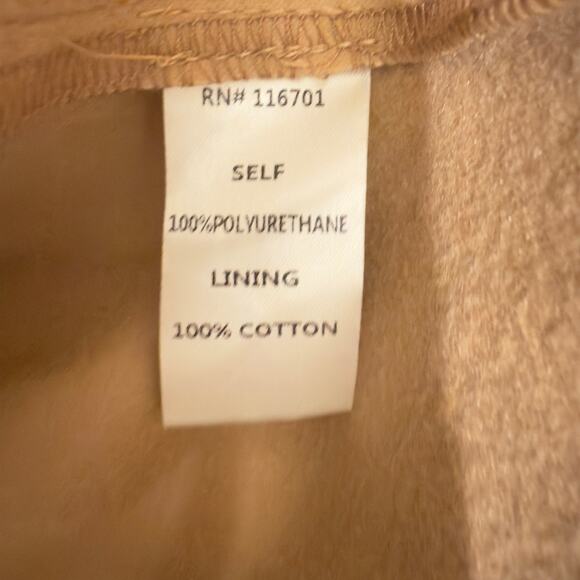 Karlie Lavender Purple Faux Leather Button Shift Dress Large Trendy Soft - Picture 7 of 11